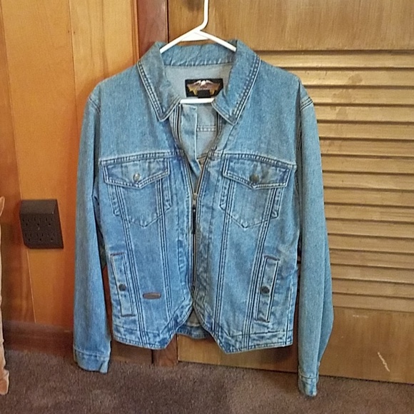 harley davidson denim jacket womens